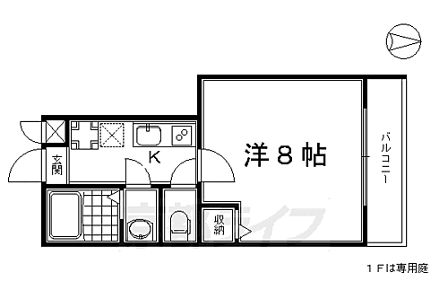 京都府京都市下京区西新屋敷下之町 丹波口駅 1K マンション 賃貸物件詳細