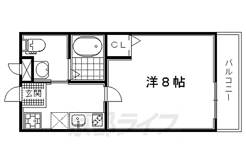 サントス千本今出川 3階 1K 賃貸物件詳細
