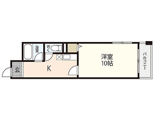 広島県広島市中区鉄砲町 広島駅 1K マンション 賃貸物件詳細