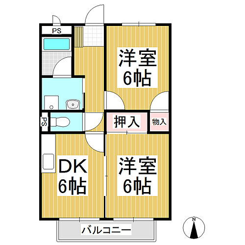 長野県上田市中之条 三好町駅 2DK アパート 賃貸物件詳細