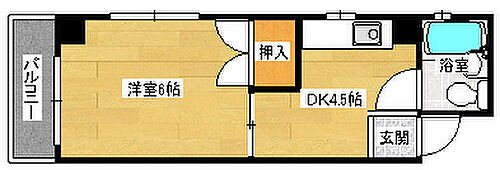 ＪＫビル 2階 1K 賃貸物件詳細