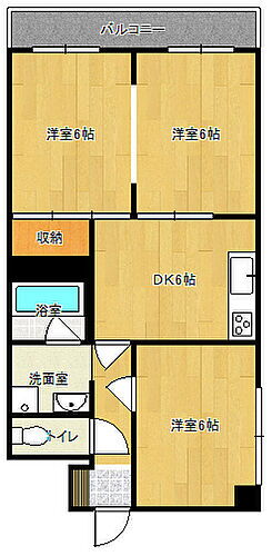 新中広ビル 4階 3LDK 賃貸物件詳細