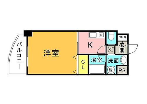 広島県広島市中区十日市町1丁目 十日市町駅 1K マンション 賃貸物件詳細