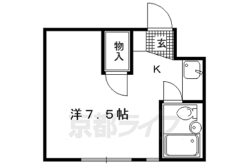 エイコンズハウス 3階 1K 賃貸物件詳細