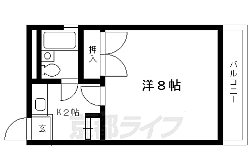 京都府京都市左京区一乗寺築田町 茶山・京都芸術大学駅 1K マンション 賃貸物件詳細