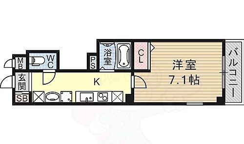 ラ・フォンテ尼崎駅前 4階 1K 賃貸物件詳細