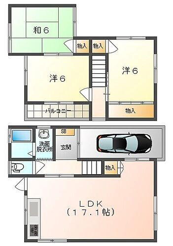 大阪府守口市梶町４丁目 賃貸一戸建て