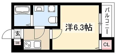 愛知県名古屋市守山区町南10-7 守山駅 1K アパート 賃貸物件詳細