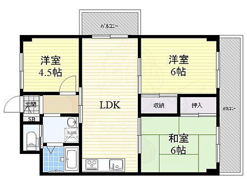 兵庫県尼崎市塚口町6丁目 塚口駅 3LDK マンション 賃貸物件詳細