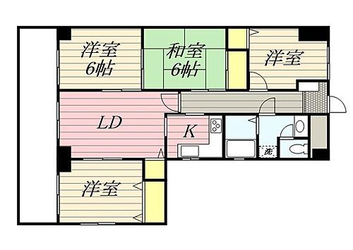 静岡県浜松市中央区城北2丁目5-10 遠州病院駅 4LDK マンション 賃貸物件詳細