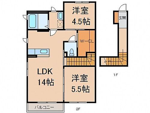 イマージュ浜の宮ＩＩ 2階 2LDK 賃貸物件詳細