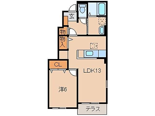 和歌山県和歌山市中之島 紀和駅 1LDK アパート 賃貸物件詳細