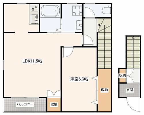 兵庫県小野市本町１丁目 賃貸アパート