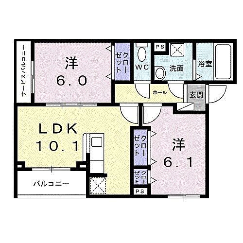 大阪府高槻市氷室町2丁目 摂津富田駅 2LDK アパート 賃貸物件詳細