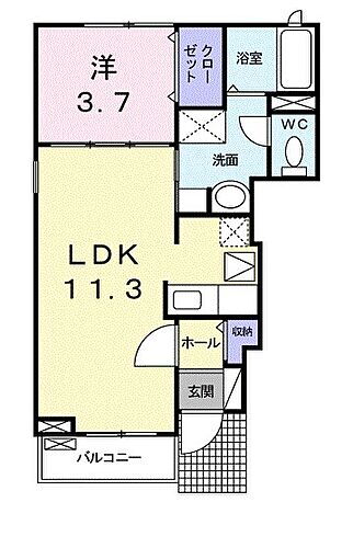 大阪府和泉市万町 和泉中央駅 1LDK アパート 賃貸物件詳細