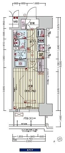 プレサンスＯＳＡＫＡ　ＤＯＭＥＣＩＴＹ　クロスティ 12階 1K 賃貸物件詳細