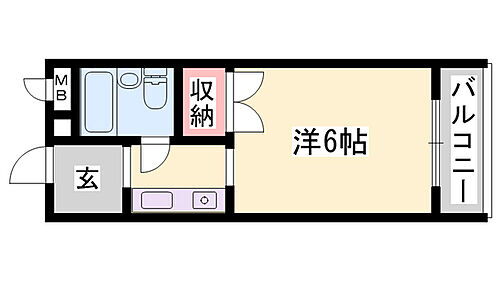 兵庫県姫路市書写 余部駅 ワンルーム アパート 賃貸物件詳細
