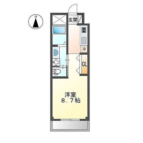 長野県長野市中御所2丁目 長野駅 1K マンション 賃貸物件詳細