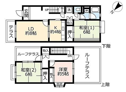 ＵＲ藤沢台第五 1階 3LDK 賃貸物件詳細