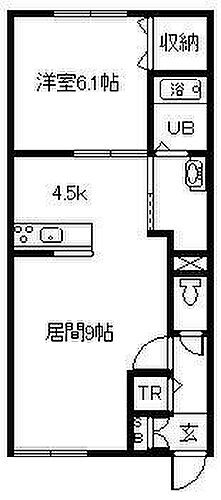 北海道滝川市東町５丁目 賃貸アパート
