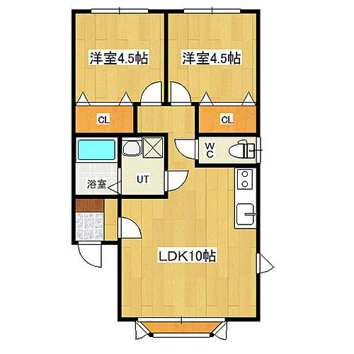 北海道北見市山下町2丁目4番20号 北見駅 2LDK アパート 賃貸物件詳細