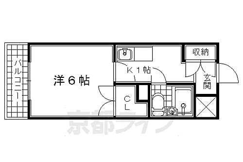 京都府京田辺市河原食田 新田辺駅 1K マンション 賃貸物件詳細