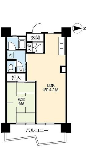 ＵＲ武庫川 7階 1LDK 賃貸物件詳細