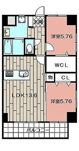 ＴＨＥ　ＳＱＵＡＲＥ・Ｃｅｎｔｒａｌ　Ｒｅｓｉｄｅｎｃｅ 4階 2LDK 賃貸物件詳細