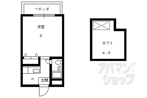 京都府京都市左京区下鴨蓼倉町 出町柳駅 1K マンション 賃貸物件詳細