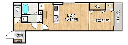 ｃｕｏｒｅ魚崎 1階 1LDK 賃貸物件詳細