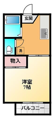 静岡県浜松市中央区和合町 浜松駅 1K アパート 賃貸物件詳細