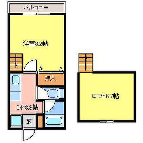 福岡県うきは市吉井町福益801-18 筑後吉井駅 1K アパート 賃貸物件詳細