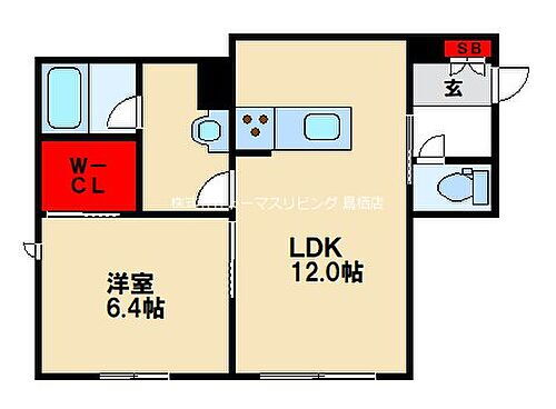 シャーメゾン鳥栖Ｍ’ｓコンチェルト 1階 1LDK 賃貸物件詳細