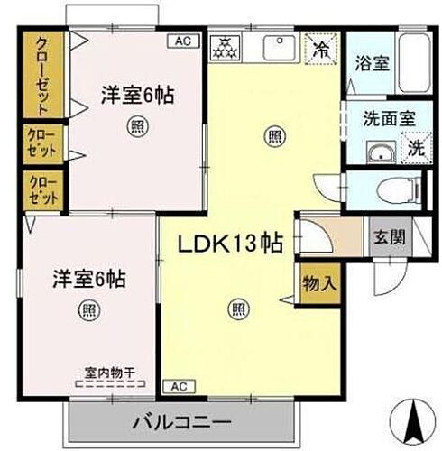 香川県高松市円座町 円座駅 2LDK アパート 賃貸物件詳細