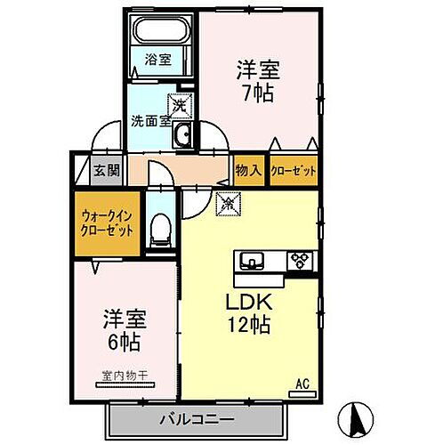 香川県高松市木太町 林道駅 2LDK アパート 賃貸物件詳細