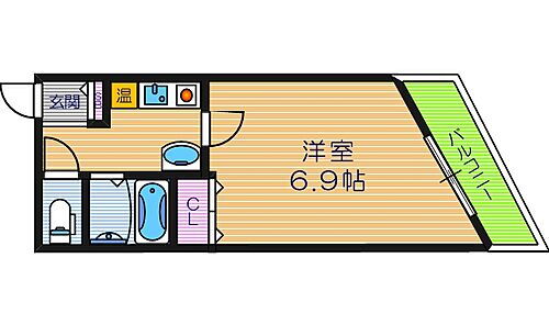 プレアデス寺田町 5階 1K 賃貸物件詳細