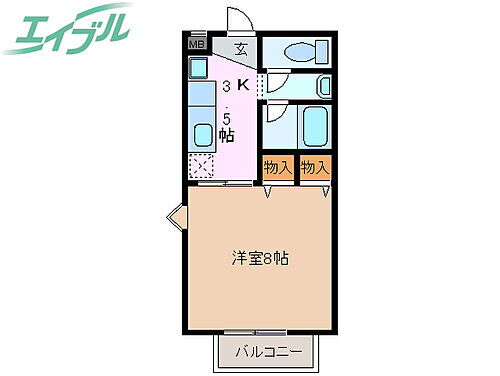 Ｓｕｒｐｌｕｓ　Ｏｎｅ後藤 2階 1K 賃貸物件詳細