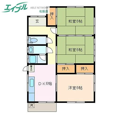 三重県松阪市五反田町5丁目 松阪駅 3DK 一戸建て 賃貸物件詳細