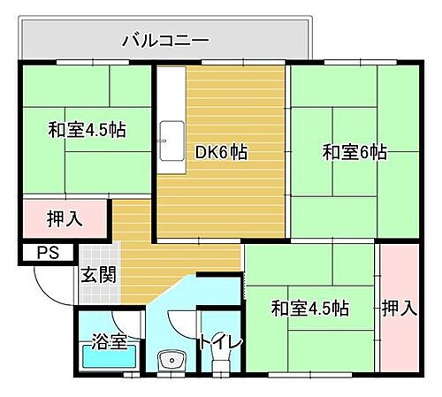 大阪府大阪狭山市西山台5丁目 金剛駅 3DK マンション 賃貸物件詳細