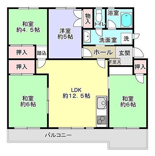 江戸川台小田急ハイツ２３号棟 4階 4LDK 賃貸物件詳細