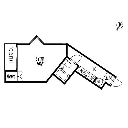 増田マンション 2階 1K 賃貸物件詳細