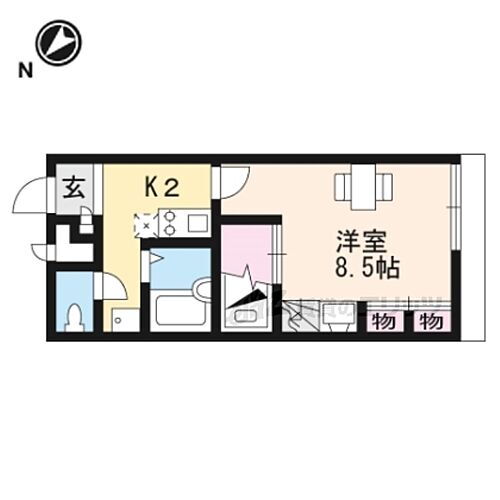 滋賀県湖南市岩根中央３丁目 三雲駅 1K アパート 賃貸物件詳細