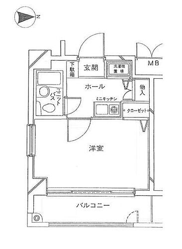 ジョイフル元住吉 4階 1K 賃貸物件詳細