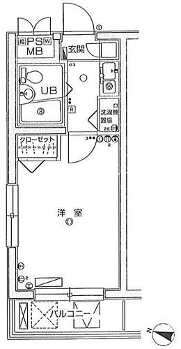 神奈川県川崎市川崎区池田2丁目5-15 八丁畷駅 1K マンション 賃貸物件詳細