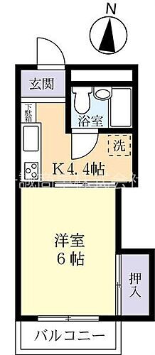 東石川ハイツ 2階 1K 賃貸物件詳細