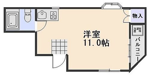 スカイコテージ三野 2階 ワンルーム 賃貸物件詳細