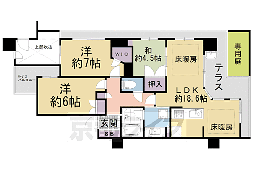 京都府京都市中京区夷川通室町東入鏡屋町 丸太町駅 3LDK マンション 賃貸物件詳細