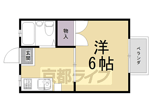 京都府京都市北区紫竹大門町 北大路駅 1K アパート 賃貸物件詳細