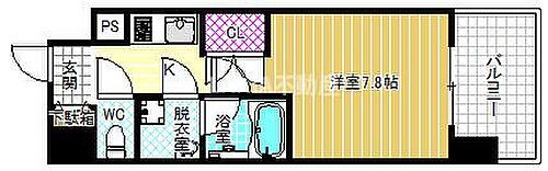 大阪府大阪市福島区海老江2丁目4-16 海老江駅 1K マンション 賃貸物件詳細