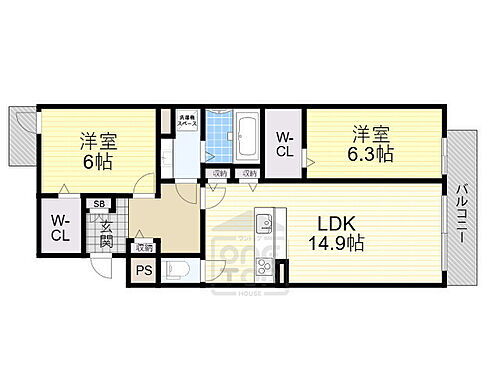 大阪府大阪市都島区網島町 大阪城北詰駅 2LDK アパート 賃貸物件詳細